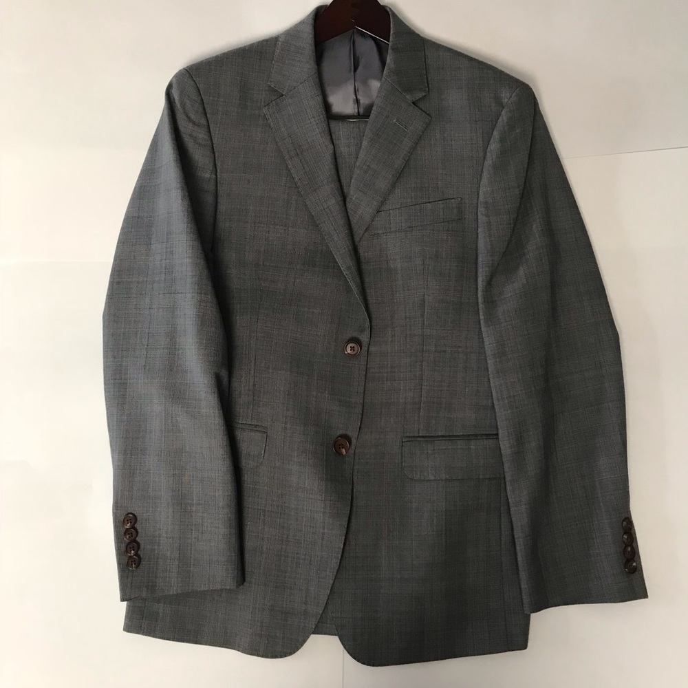 38S Lauren by Raph Lauren Grey Windowpane